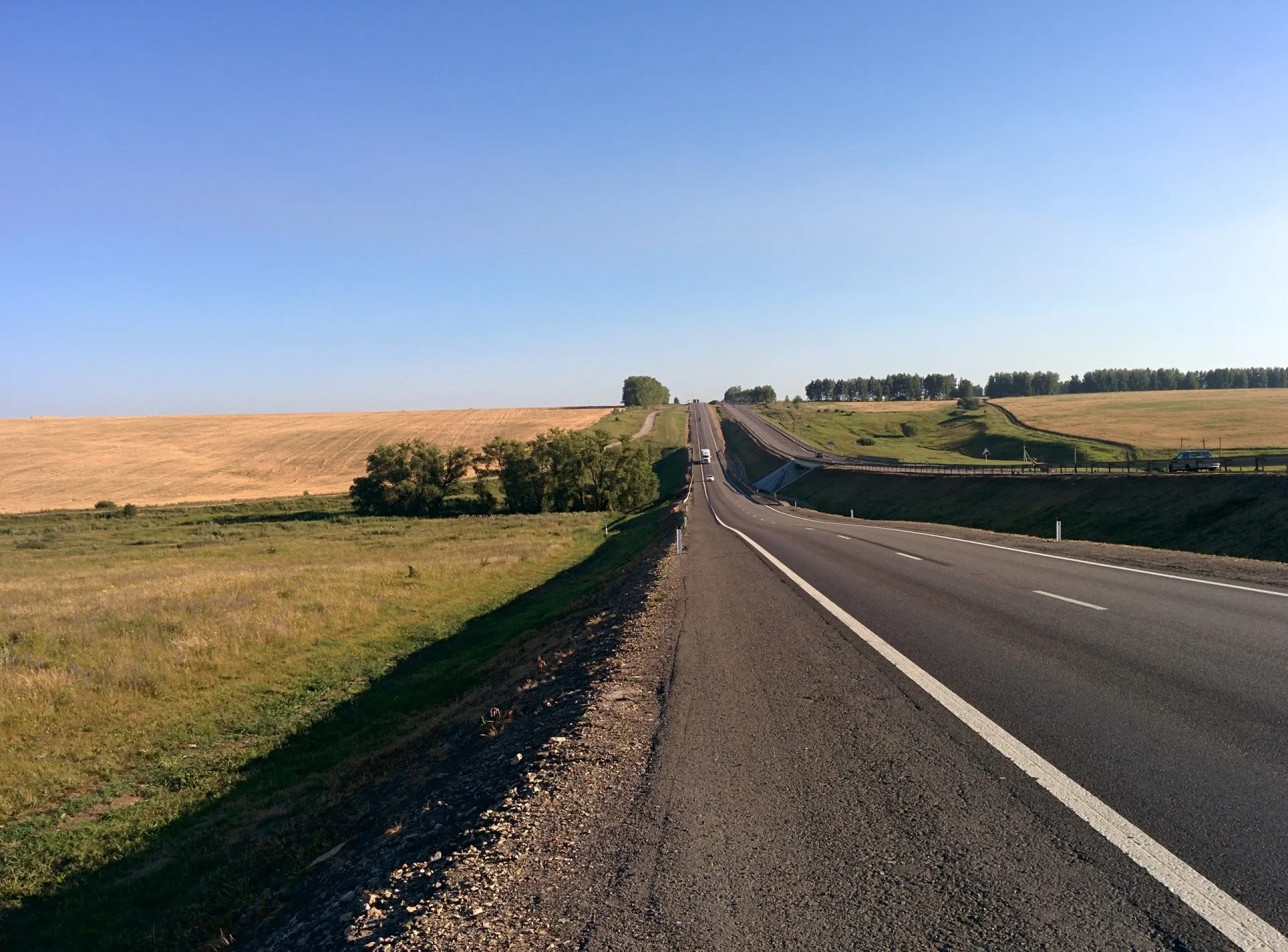 Дорога через степь